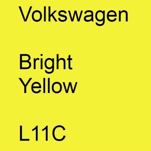 Volkswagen, Bright Yellow, L11C.